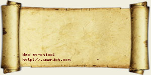 Andrijana Simidžić vizit kartica